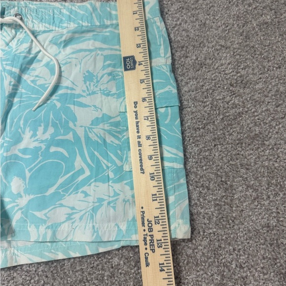 Women’s J. Crew sz 8 board beach shorts blue white - Picture 4 of 7
